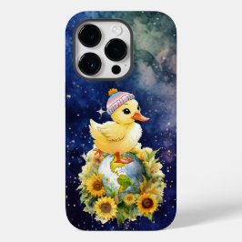 Ente in Transgender Flag Farben Beanie auf dem Pla Case-Mate iPhone 14 Pro Hülle