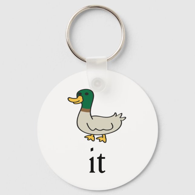 Ente IT-Schlüsselkette Schlüsselanhänger (Vorderseite)