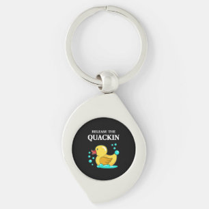 Ente - lasst das Quackin los Schlüsselanhänger