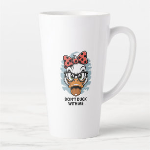 Ente mich nicht mit meiner lustigen Tierfrau. Milchtasse