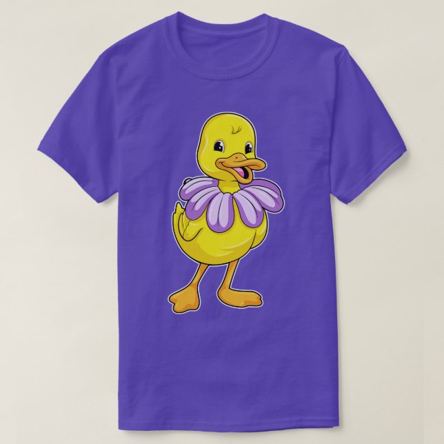 Ente mit Daisy T-Shirt (Design vorne)