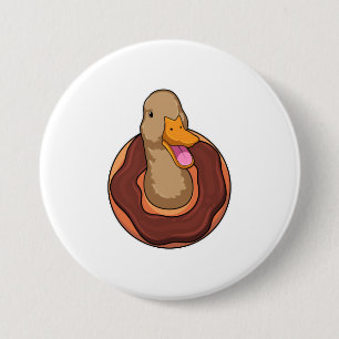 Ente mit Donut Button