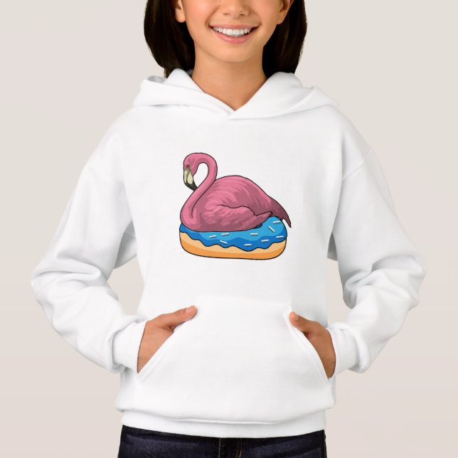 Ente mit Donut Hoodie (Vorderseite)