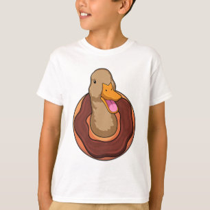 Ente mit Donut T-Shirt