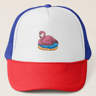 Ente mit Donut Truckerkappe