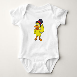 Ente mit Hut Baby Strampler