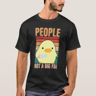 Ente mit Messer Menschen kein großer Fan für mensc T-Shirt
