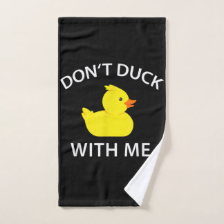 Ente mit mir-Funny-Gummi-Ente Handtuch