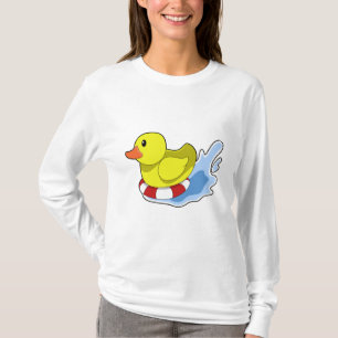 Ente mit Swim-Ring in Wasser.PNG T-Shirt
