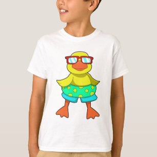 Ente mit Swim Ring & Sonnenbrille T-Shirt