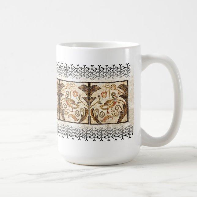 Ente - Mosaik Kaffeetasse (Rechts)