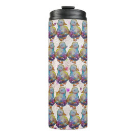 Ente namens Regenbogen Thermosbecher