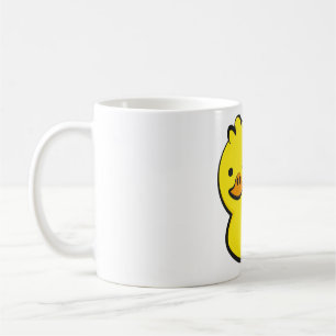 Ente, quietschende Ente, Gummibilder Kaffeetasse