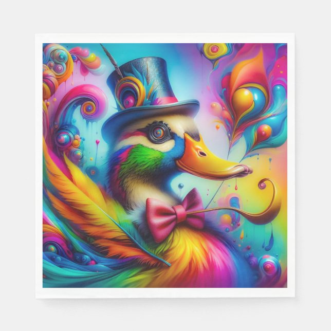 Ente  serviette (Vorderseite)