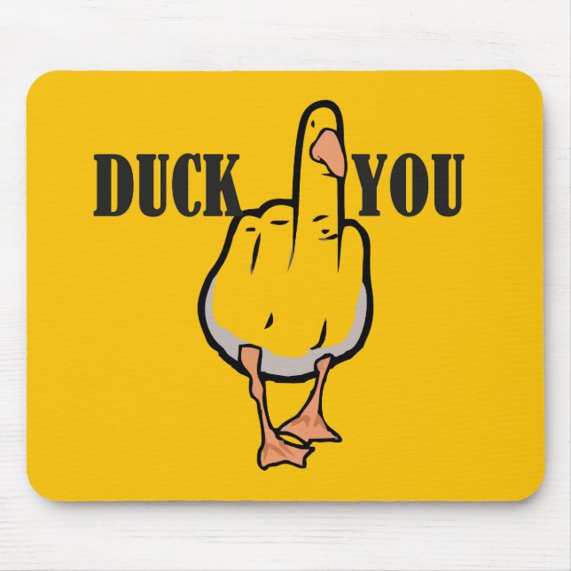 Ente u Mausknöpfe Mousepad (Vorne)
