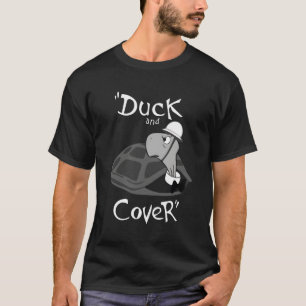 Ente und bedecken die Schildkröte T-Shirt