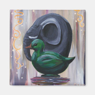 Ente und Elefant Magnet