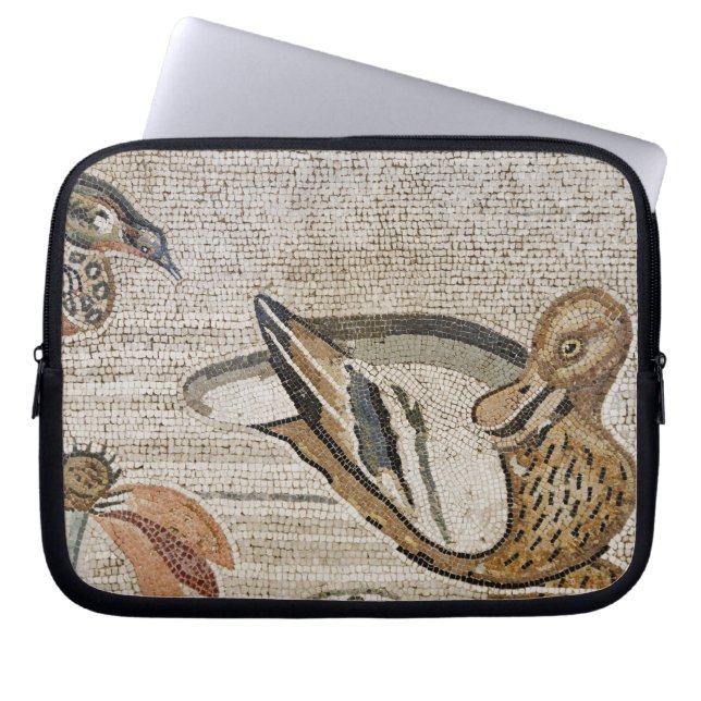 Ente und Vogel, Nil-Mosaik, Haus des Faun Laptopschutzhülle (Vorderseite)