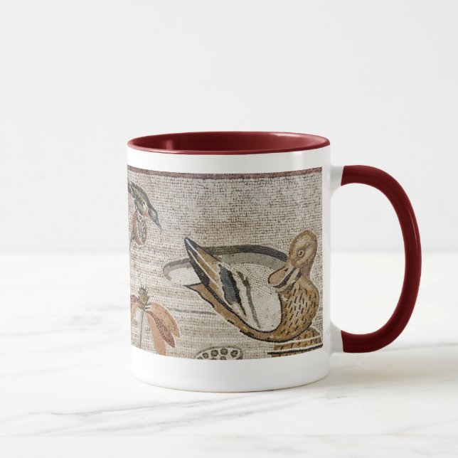 Ente und Vogel, Nil-Mosaik, Haus des Faun Tasse (Rechts)