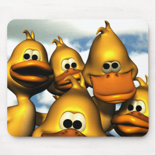 Enten-Ansammlung Mousepad