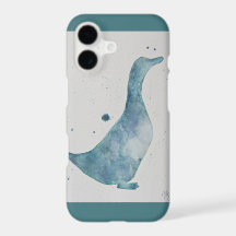 Enten-Aquarell-Malerei-Telefon-Kasten
