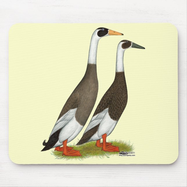 Enten: aufgeblasene Läufer Mousepad (Vorne)