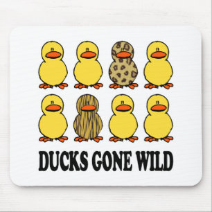 Enten außer Rand und Band Mousepad