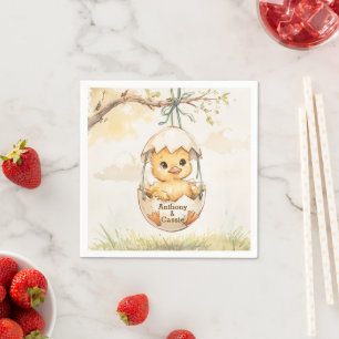 Enten-Baby-Party Serviette