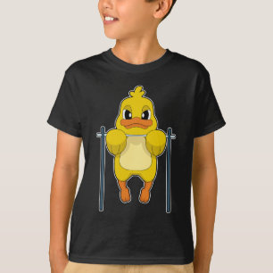 Enten-Bodybuilder Klimmzüge Bodybuilding T-Shirt