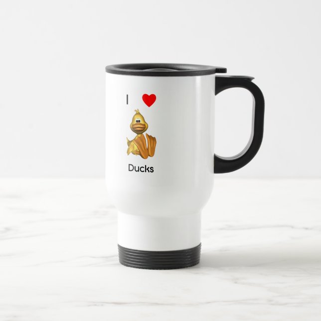 Enten der Liebe I Reisebecher (Rechts)