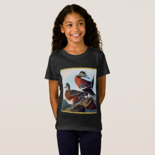 Enten des amerikanischen Widgeon auf einem Felsen T-Shirt