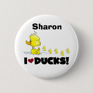 Enten Duckie gelbe Enten-Tier-KinderLiebe-Enten Button