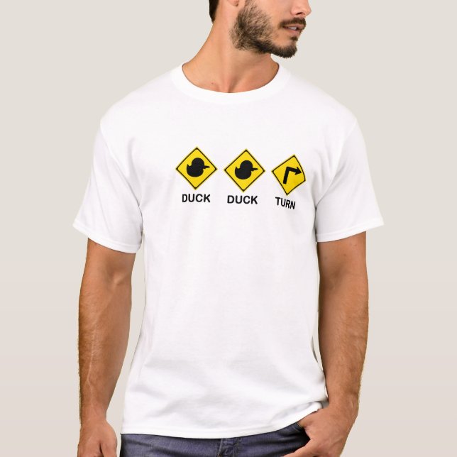 Enten-Enten-Drehung T-Shirt (Vorderseite)