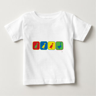 Enten-Enten-Enten-Gans-Pop-Kunst Baby T-shirt