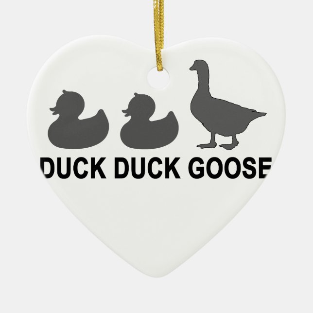 ENTEN-ENTEN-GANS ".PNG KERAMIK ORNAMENT (Vorne)
