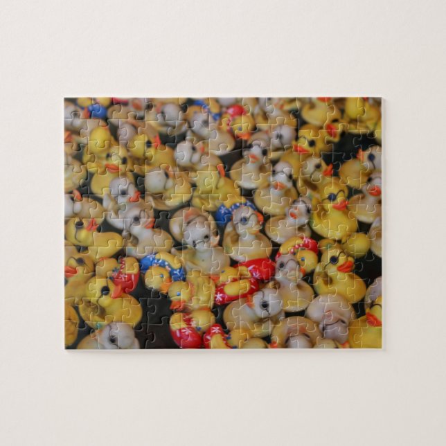 Enten, Enten und mehr Enten-Puzzlespiel (Horizontal)