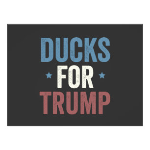 Enten für Trump-Vance-Wahlen 2024 Fotodruck
