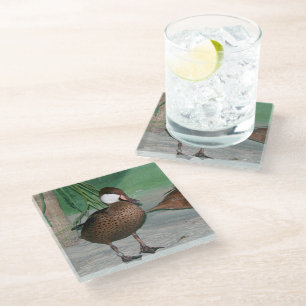 Enten Glasuntersetzer