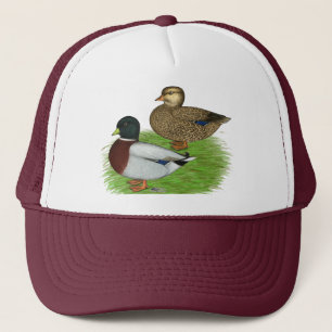 Enten: Graue Anrufe Truckerkappe