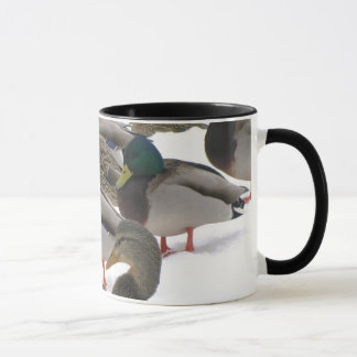 Enten in der Winter-Tasse Tasse