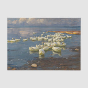 Enten in einem See von Alexander Koester Seidenpapier