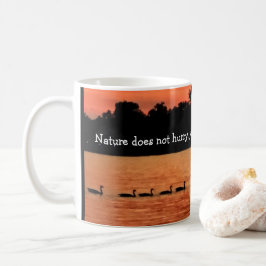 Enten in Folge - Louisville; Zitat-Tasse Tao Tzu Kaffeetasse