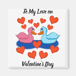 Enten in Liebe Magnet