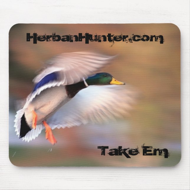 Enten-Jagd-Stockenten-Mausunterlage Mousepad (Vorne)