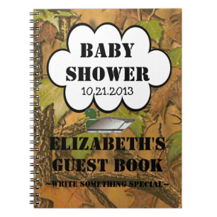 Enten-Jäger-BabypartyGuestbook Notizblock