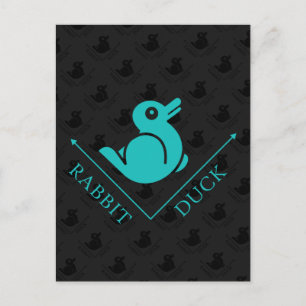 Enten-Kaninchen-Illusion Postkarte