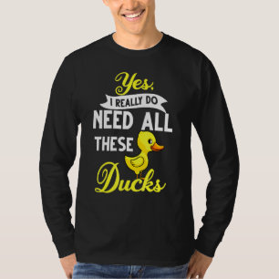 Enten-Kautschuk-Enten-Bauer Tier Bird 3 T-Shirt