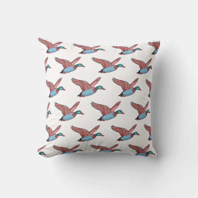 Enten können fliegen!  kissen (Vorderseite)