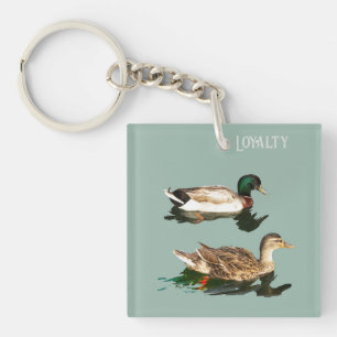 Enten. Loyalität Schlüsselanhänger