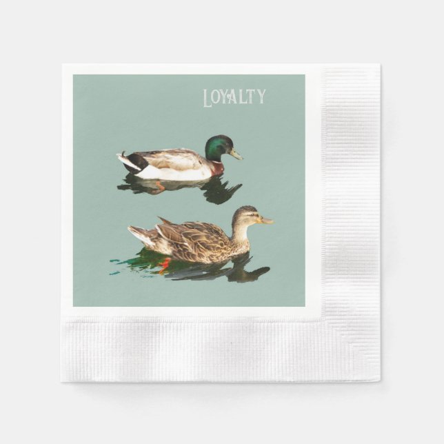 Enten. Loyalität Serviette (Vorderseite)